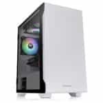 THERMALTAKE CA-1Q9-00S6WN-00 S100 MATX CASE WITH TG - SNOW