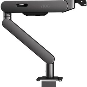 AOC 17in - 40in Single Monitor Desk Arm - Grey (AM406G)