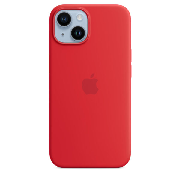 Apple MW5U3FE/A iPhone 14 Silicone Case with MagSafe - (PRODUCT)RED