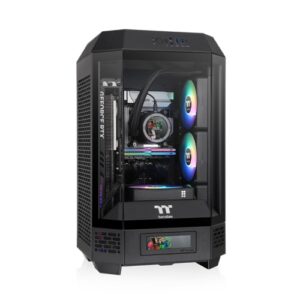 THERMALTAKE CA-1Z9-00S1WN-00 THE TOWER 250 ITX CASE WITH TG - BLACK