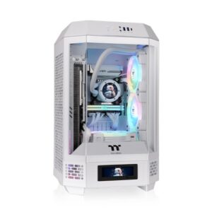 THERMALTAKE CA-1Z9-00S6WN-00 THE TOWER 250 ITX CASE WITH TG - SNOW