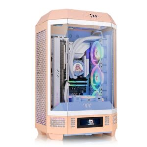 THERMALTAKE CA-1Y4-00SKWN-00 THE TOWER 300 MATX CASE WITH TG - PEACH FUZZ