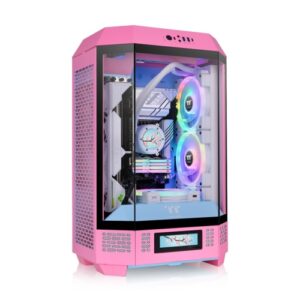 THERMALTAKE CA-1Y4-00SAWN-00 THE TOWER 300 MATX CASE WITH TG - BUBBLE PINK