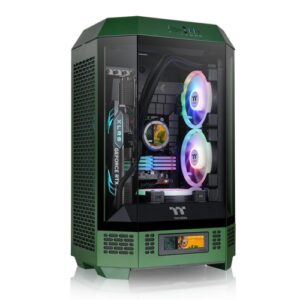 THERMALTAKE CA-1Y4-00SCWN-00 THE TOWER 300 MATX CASE WITH TG - RACING GREEN