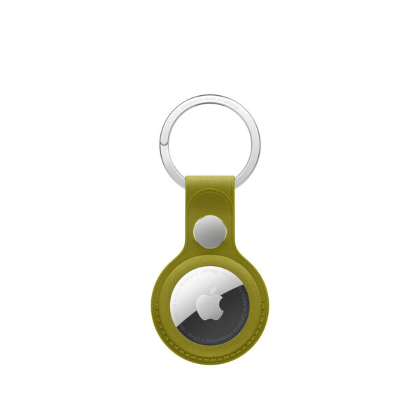 Apple MA7L4FE/A AirTag FineWoven Key Ring - Chartreuse