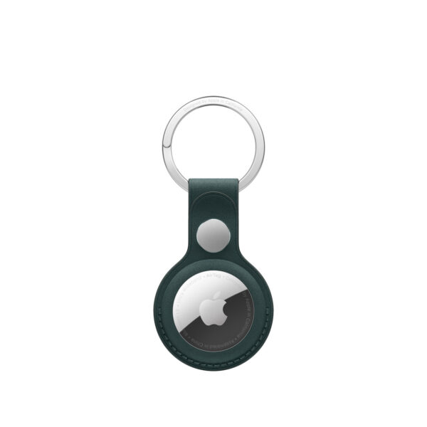 Apple MA7J4FE/A AirTag FineWoven Key Ring - Dark Green
