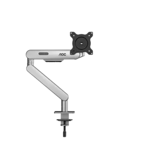 AOC AM400S C-Clamp and Grommet Desk-Mount Single Monitor Arm - for monitors 17"-34"