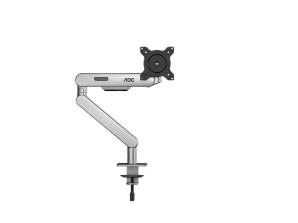 AOC AM400S C-Clamp and Grommet Desk-Mount Single Monitor Arm - for monitors 17"-34"