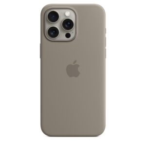 Apple MT1Q3FE/A iPhone 15 Pro Max Silicone Case with MagSafe - Clay