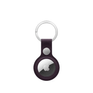 Apple MA7K4FE/A AirTag FineWoven Key Ring - Blackberry