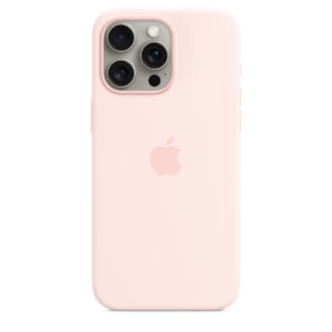 Apple MT1U3FE/A iPhone 15 Pro Max Silicone Case with MagSafe - Light Pink