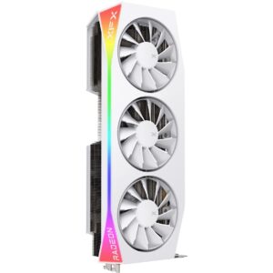 XFX Mercury AMD Radeon RX 9070XT OC White Magnetic Air Edition with RGB 16GB GDDR6 (RX-97TMARGW9)