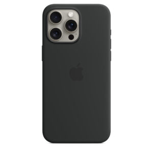 Apple MT1M3FE/A iPhone 15 Pro Max Silicone Case with MagSafe - Black