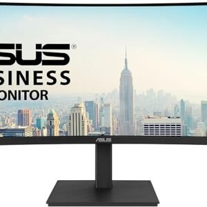 ASUS VA34VCPSR -34" Ultra-Wide WQHD Curved Business Monitor with USB-C Docking