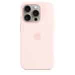 Apple MT1F3FE/A iPhone 15 Pro Silicone Case with MagSafe - Light Pink