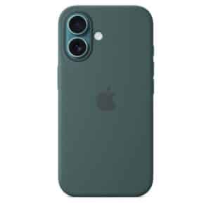 APPLE MYY83FE/A iPhone?16 Silicone Case with MagSafe - Lake Green