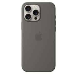 APPLE MYYV3FE/A iPhone?16 Pro Max Silicone Case with MagSafe - Stone Gray