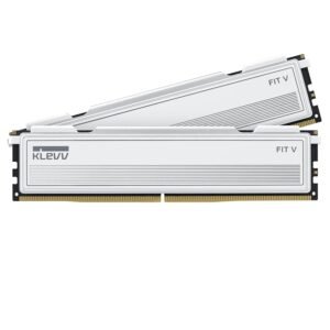 KLEVV FIT V DDR5 6400MHz CL32 32GB (2 x 16GB) U-DIMM – Ceramic White – KD5AGU880-64A320F