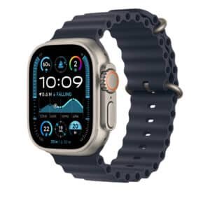 APPLE MXTJ3FE/A 49mm Navy Ocean Band Extension - Natural Titanium Finish