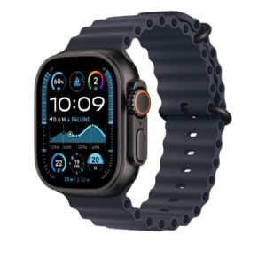 APPLE MYPC3FE/A 49mm Navy Ocean Band Extension - Black Titanium Finish