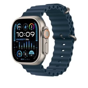 APPLE MYPA3FE/A 49mm Navy Ocean Band - Black Titanium Finish