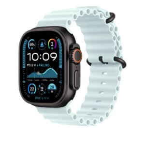 APPLE MYP83FE/A 49mm Ice Blue Ocean Band - Black Titanium Finish