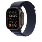 APPLE MYPY3FE/A 49mm Navy Alpine Loop - Large - Black Titanium Finish