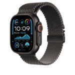 APPLE MXKG3FE/A 49mm Black Titanium Milanese Loop - Medium