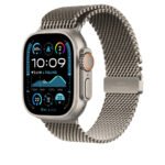 APPLE MXKE3FE/A 49mm Natural Titanium Milanese Loop - Large