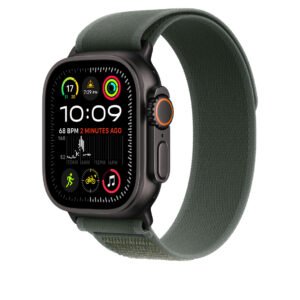 APPLE MYQ33FE/A 49mm Green Trail Loop-S/M - Black Titanium Finish