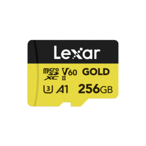 Lexar GOLD Series 256GB microSDXC UHS-II U3 V60 A1 Memory Card-LEXAR-LMSGOLD256G-BNNNG