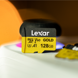 Lexar GOLD Series 128GB microSDXC UHS-II U3 V60 A1 Memory Card-LEXAR-LMSGOLD128G-BNNNG