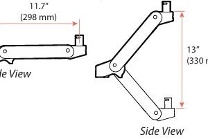 Ergotron 98-732-292 ACCESSORY, LX PRO ARM KIT, WCB