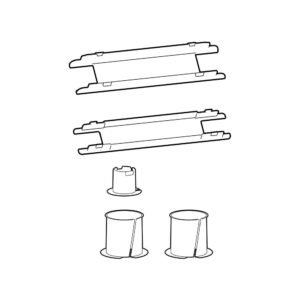 Ergotron 98-742-630 ACCESSORY, UNIVERSAL PLASTICS REPLACEMENT KIT, LX PRO, ESW