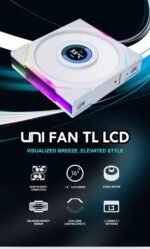 Lian-Li UNI FAN TL LCD 140 Reverse White Single Pack 14RTLLCD1W LL 4053