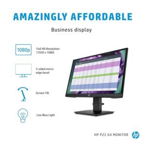 HP P22 G4 22 FHD Monitor - 54.6 cm (21.5) (1A7E4A7)
