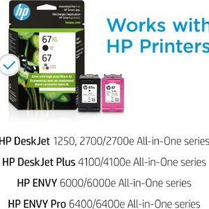 HP 67 TRI-COLOR ORIGINAL INK CARTRIDGE 3YM55AA