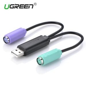 UGREEN USB to PS2 Cable Male to Female PS/2 Adapter