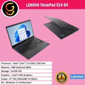 LENOVO E14 G4 i5-1235U 8GB 512GSSD W11P