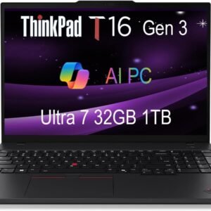 Lenovo ThinkPad T16 Gen 3 21MQS3PN00, Intel CoreUltra 7 155H, 32GB, 2TB SSD W11PRO