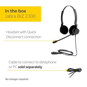 2TX1008 - Jabra Biz 2300 USB UC Duo Headset
