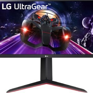 LG 24GN650-B Ultragear Gaming Monitor 24�h FHD (1920 x 1080) IPS Display, 144Hz Refresh Rate, 1ms (GtG), AMD FreeSync Premium, Tilt/Height/Pivot Adjustable Stand - Black