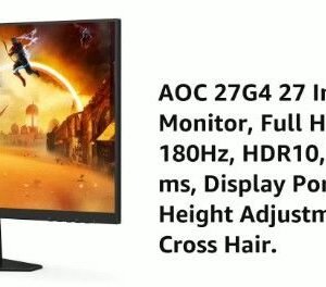 AOC GAMING 27G4, Fast IPS monitors 27 in, IPS, W-LED, 1920 x 1080 pixels.