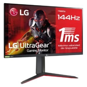 LG 27GN650-B Ultragear Monitor 27�h FHD (1920 x 1080) IPS Display, 144Hz Refresh Rate, NVIDIA G-SYNC, AMD FreeSync Premium, Tilt/Height/Pivot Adjustable Stand - black