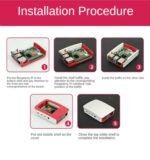 RASPBERRY-PI PI4B_CASE_RED/WHITE