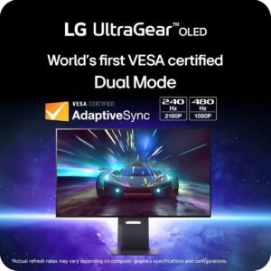 LG ‎32GS95UE 32-inch Ultragear OLED Gaming Monitor UHD 240Hz 0.03ms