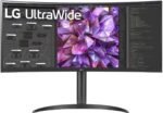 LG 34WQ75C - 34-inch QHD (3440 x 1440) 21:9 UltraWide IPS monitor with Type-C, PBP and Built-in Speaker, Black (34WQ75C-B.AHK)