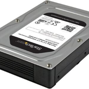 StarTech.com Dual-Bay 2.5in to 3.5in SATA Hard Drive Adapter Enclosure