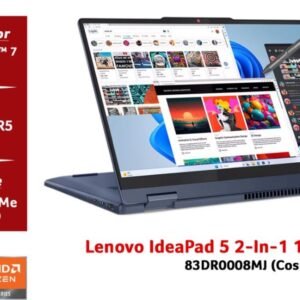 LENOVO IP 5 2IN1 TOUCH 83DR0000SB (New AMD Ryzen7-8845HS /16GB DDR5 RAM /512GB M.2 NVMe SSD