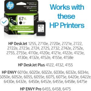 HP 67XL High Yield Black Original Ink Cartridge